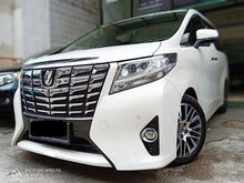 Toyota Alphard 2.5 G pk2016 TRANSFORMERS putih best seller JAMIN BAGUS