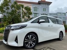 2018 Toyota Alphard 2.5 G Van Wagon Nik2018 White On Beige Mewah Pilot Seat Heater Seat 4Cam Sunroof PBD Km10rb TDP.275JT