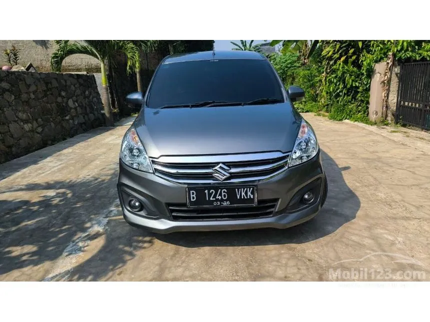 Jual Mobil Suzuki Ertiga 2016 GL 1.4 di Banten Automatic MPV Abu