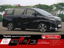 2018 Toyota Alphard 2.5 G MPV Facelift CBU Odo 64 Rbuan Pajak Panjang RARE ITEMS