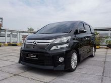 2013 Toyota Vellfire 2.4 ZG Van Wagon audioless, low km 62 rb, intetior super rapi mulus, jamin ok, best condition