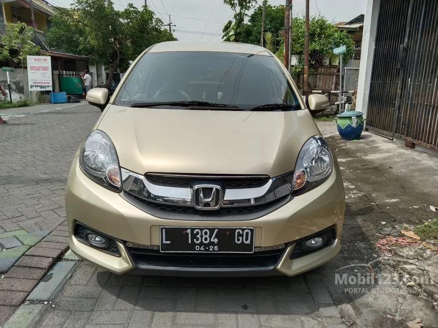 Jual Mobil Honda Mobilio 2015 E 1.5 di Jawa Timur Automatic MPV Emas Rp 1.450.000.000