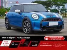 2021 MINI Cooper 2.0 S 3 Door Hatchback F56 Island Blue Metallic Odo 19 Rb (HOT ITEMS) #Garasi Bloko