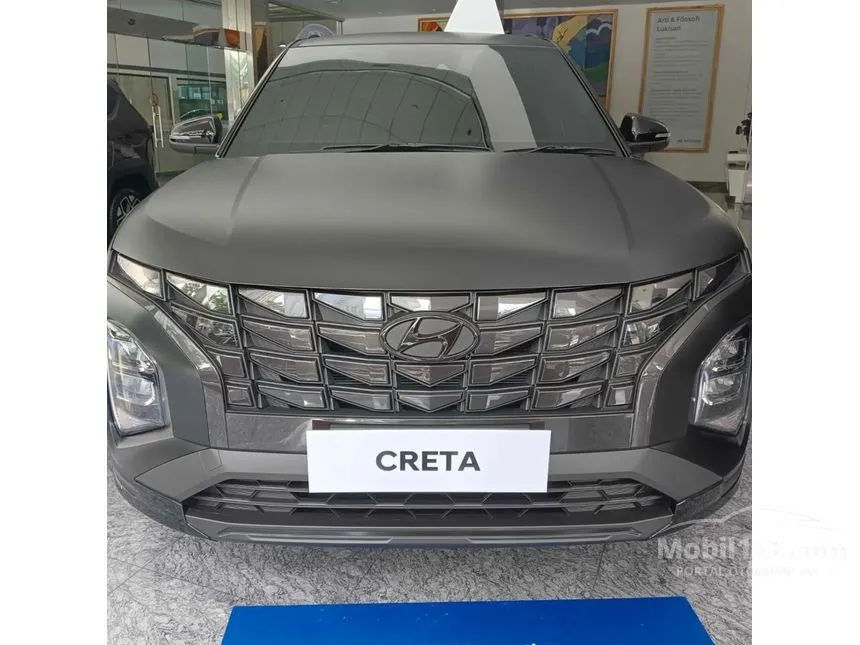 Jual Mobil Hyundai Creta 2024 Alpha 1.5 di Banten Automatic Wagon Hitam Rp 249.600.000