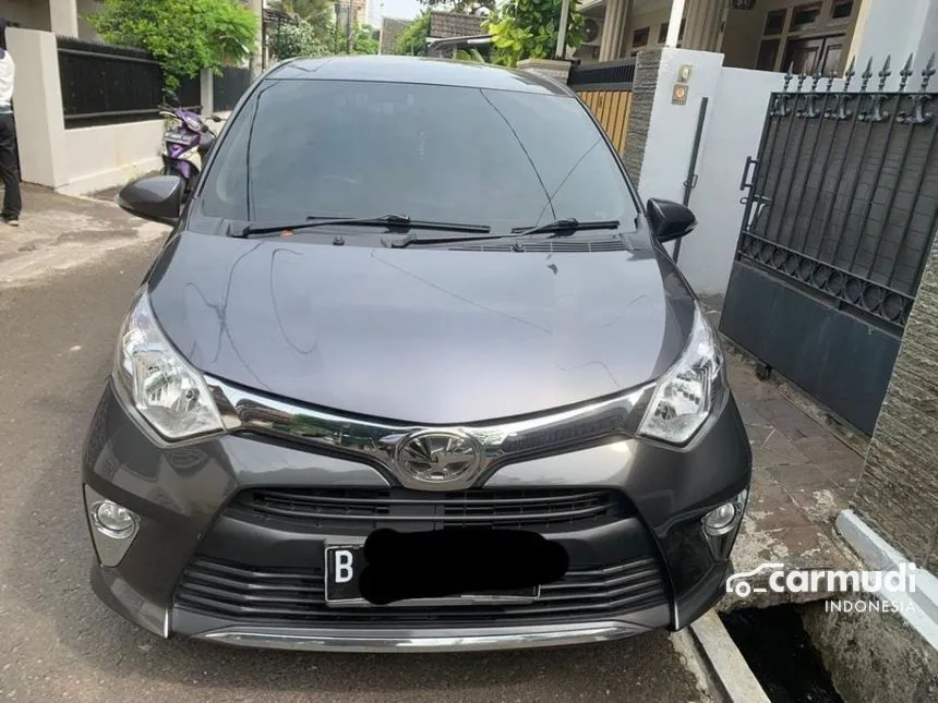 Jual Mobil Toyota Calya 2017 G 1.2 di Banten Automatic MPV Abu