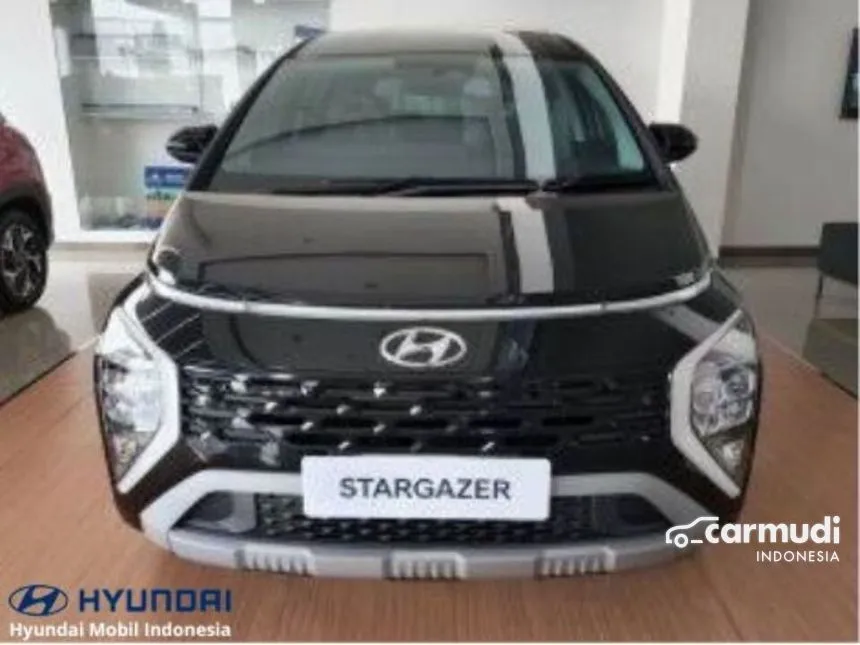 Jual Mobil Hyundai Stargazer 2024 Prime 1.5 di Banten Automatic Wagon Hitam Rp 273.000.000